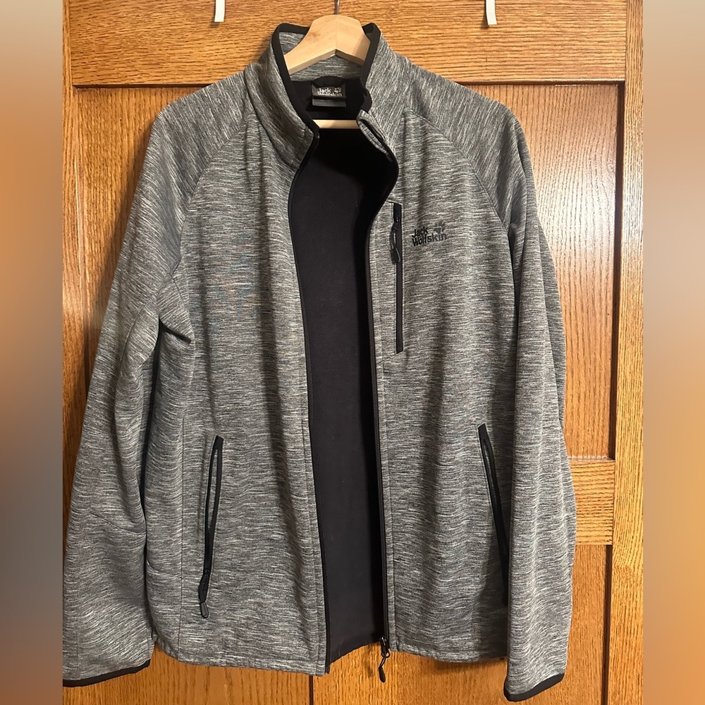Jack Wolfskin Aquila Hooded Fleece Jacket Mens-L Nanuk Dynamic Engineering Gray